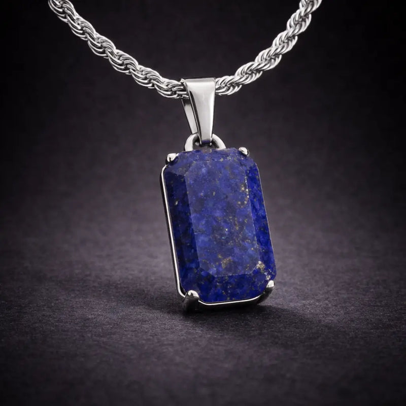 שרשרת לפיס בציפוי זהב לבן